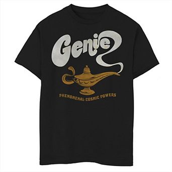 Disney's Aladdin Boys 8-20 Live Action Genie Phenomenal Cosmic Powers Graphic Tee