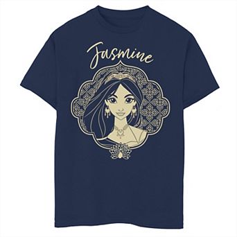 Disney's Aladdin Boys 8-20 Live Action Jasmine Framed Portrait Graphic Tee
