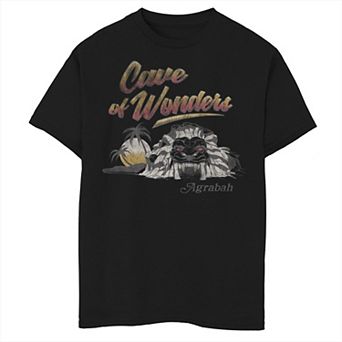 Disney's Aladdin Boys 8-20 Live Action Cave Of Wonders Landscape Graphic Tee