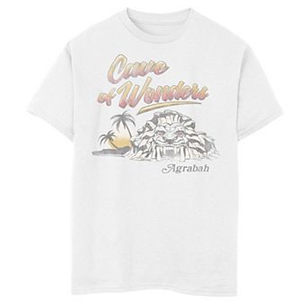 Disney's Aladdin Boys 8-20 Live Action Cave Of Wonders Landscape Graphic Tee
