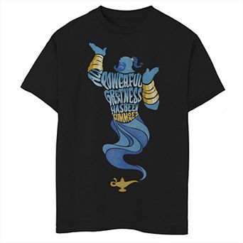 Disney's Aladdin Boys 8-20 Live Action Powerful Genie Graphic Tee