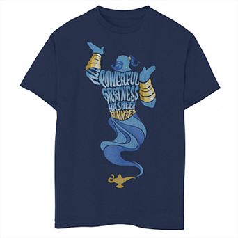 Disney's Aladdin Boys 8-20 Live Action Powerful Genie Graphic Tee