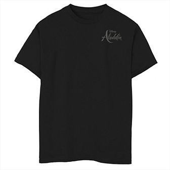 Disney's Aladdin Boys 8-20 Live Action Movie Logo Pocket Graphic Tee