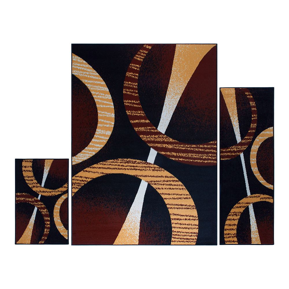 Home Dynamix Ariana Arcata 3-Piece Area Rug Set