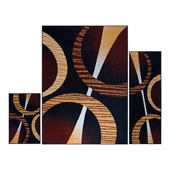 Home Dynamix Ariana Arcata 3 pc Area Rug Set