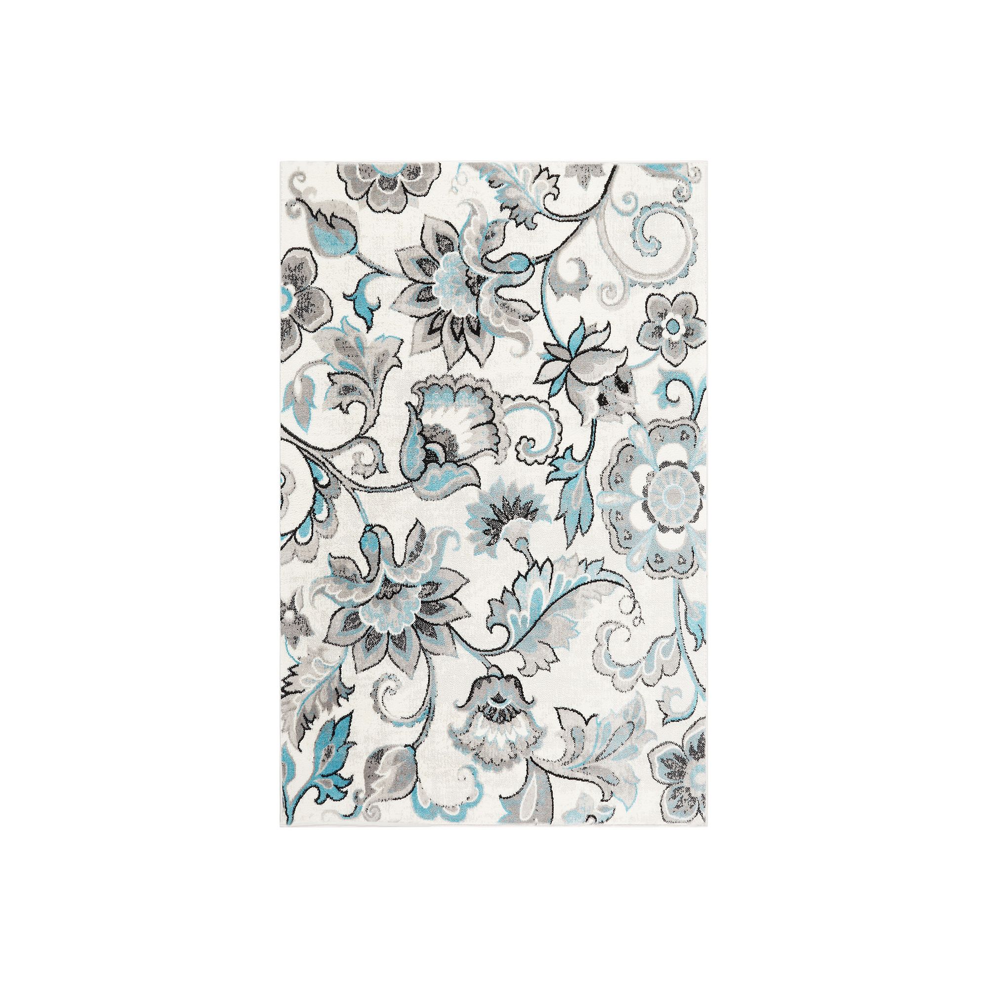 Home Dynamix Boho Odesa Ivory Blue Area Rug