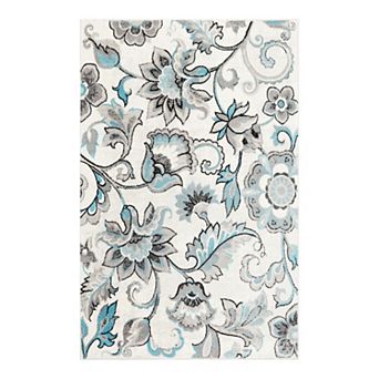 Home Dynamix Boho Odesa Ivory Blue Area Rug