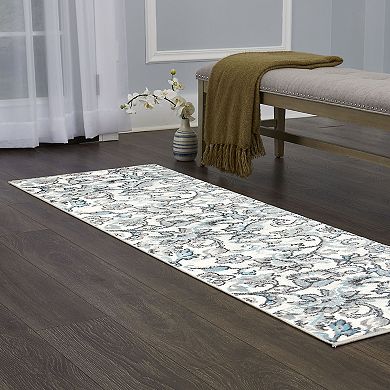 Home Dynamix Boho Odesa Ivory Blue Area Rug