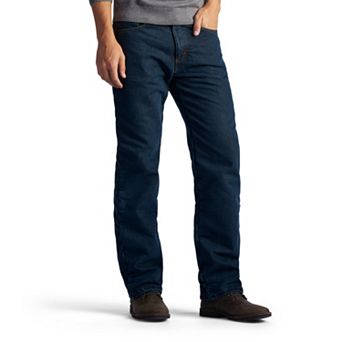 Men's Lee® Legendary Relaxed Fit Fleece-Lined Straight-Leg Jeans
