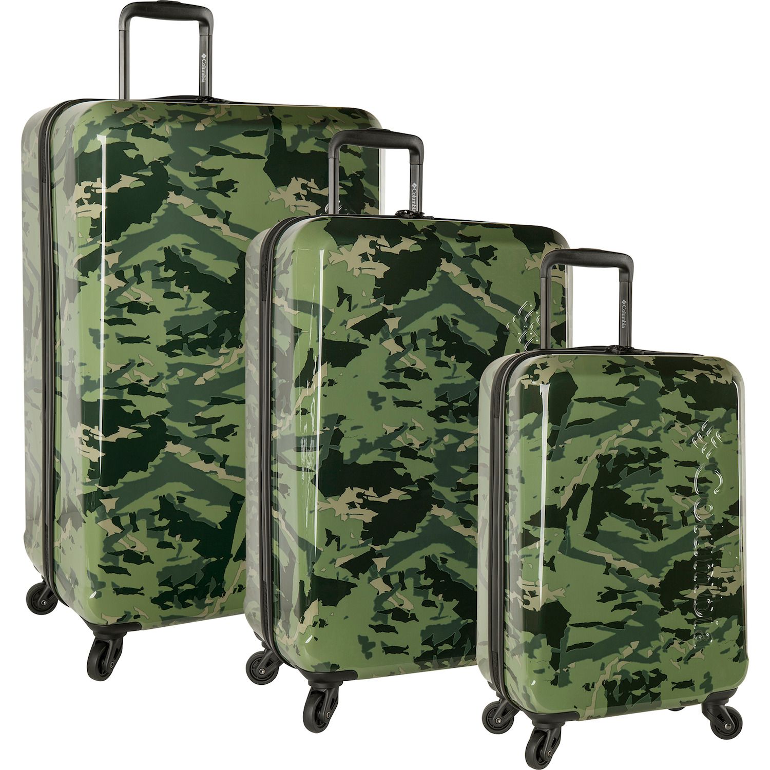 camouflage suitcase with wheels