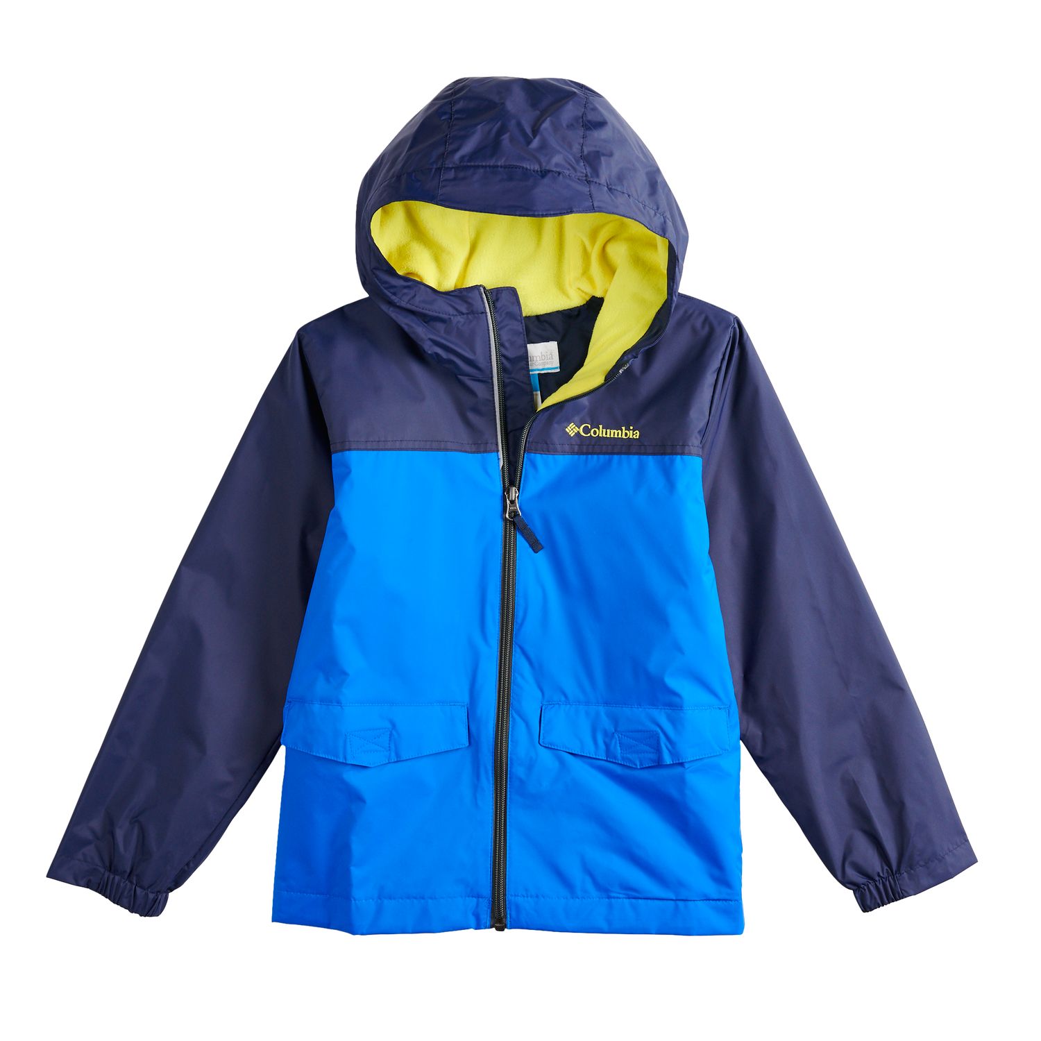 columbia rain jacket with fleece lining