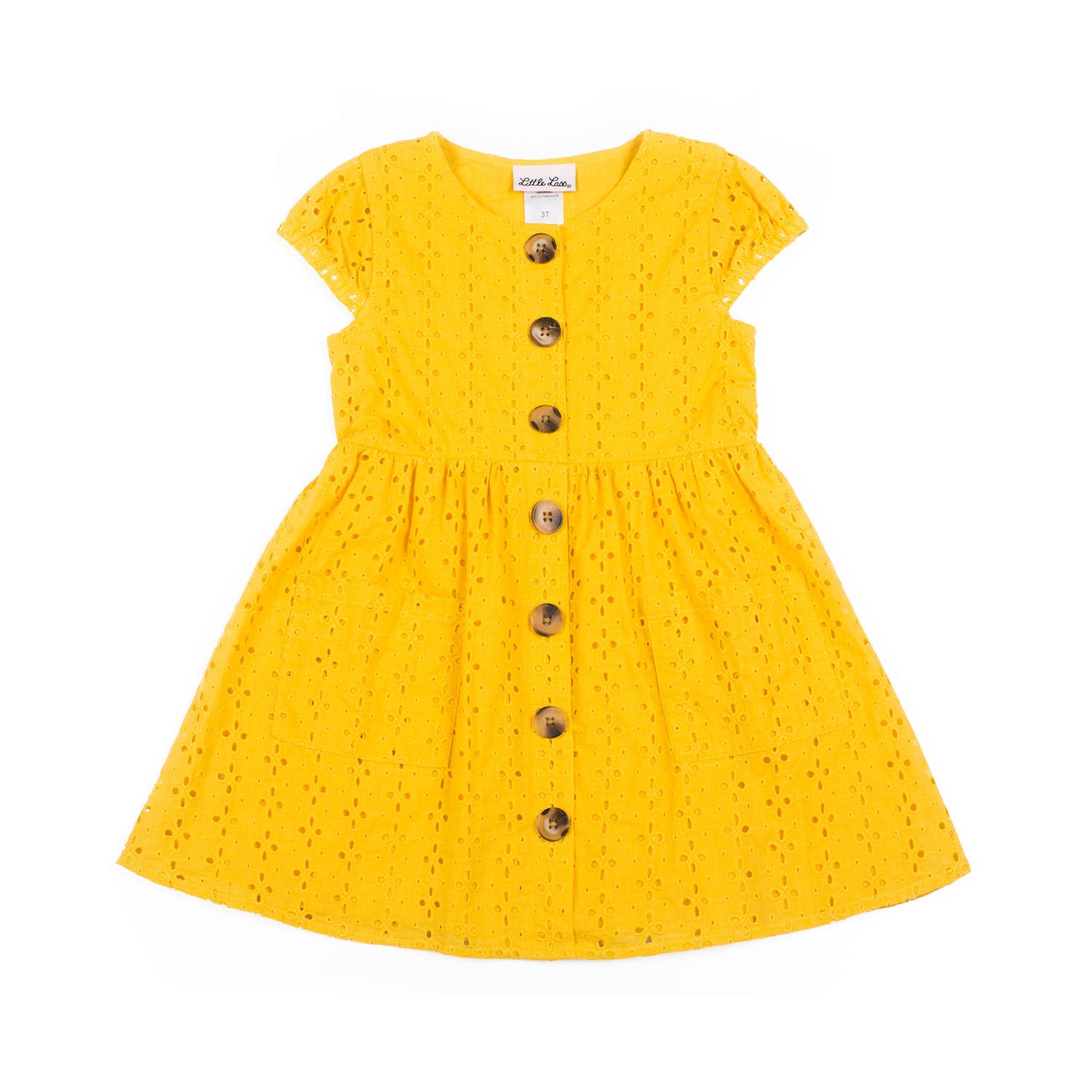 yellow little dress