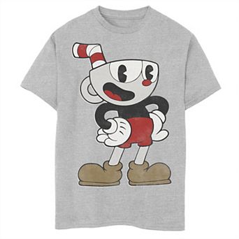 Boys 6-20 cup ead Simple Cartoon Portrait Tee