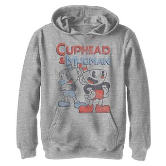 Boys 8-20 cup ead And Mugman Dynamic Duo Vintage Graphic Hoodie