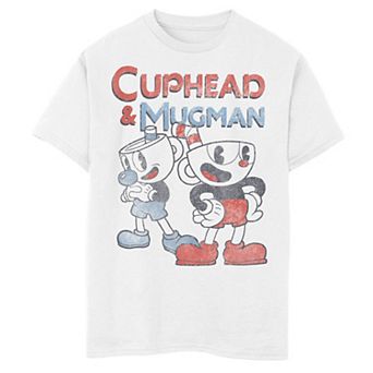 Boys 8-20 cup ead And Mugman Dynamic Duo Vintage Graphic Tee