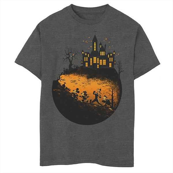 Disney's Mickey and Friends Boys 8-20 Haunted Halloween Mansion Tee