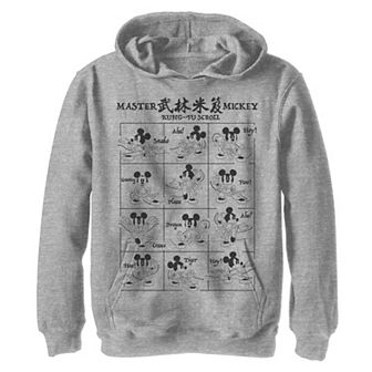 Disney's Mickey Mouse Master Mickey Kung-Fu Scroll Boys 8-20 Graphic Hoodie