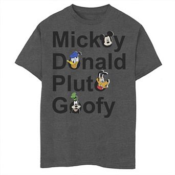 Disney's Mickey and Friends Name Stack Boys 8-20 Graphic Tee