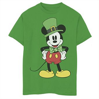 Disney's Mickey Mouse St. Patty's Outfit Boys 8-20 Graphic Tee