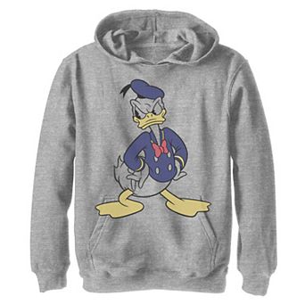 Disney's Donald Duck Traditional Angry Pose Portrait Boys 8-20 Graphic Hoodie