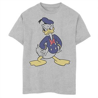 Disney's Donald Duck Traditional Angry Pose Portrait Boys 8-20 Graphic Tee