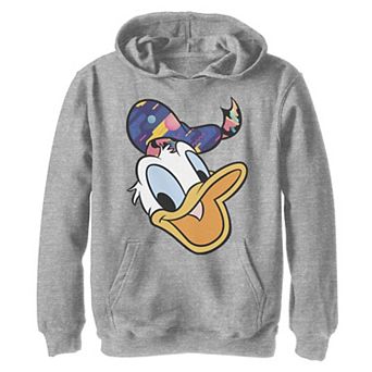 Disney's Donald Duck Head Portrait Abstract Hat Boys 8-20 Graphic Hoodie