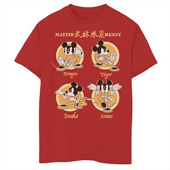 Disney's Mickey Mouse Boys 8-20 Master Mickey Kung-Fu Moves Tee