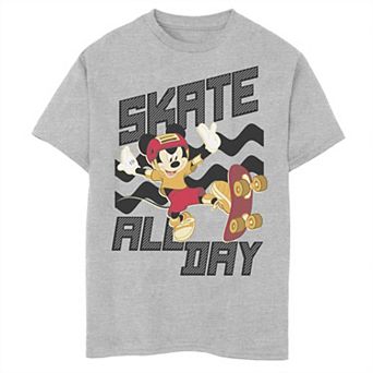 Disney's Mickey Mouse Skate All Day Portrait Boys 8-20 Graphic Tee