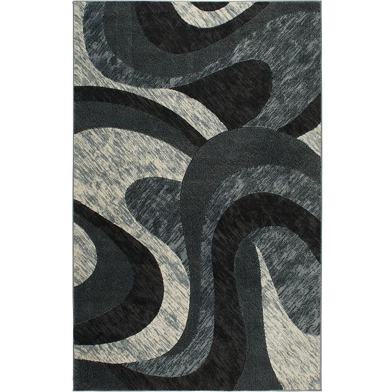 Home Dynamix Catalina Huron Area Rug, Grey, 8X10 Ft