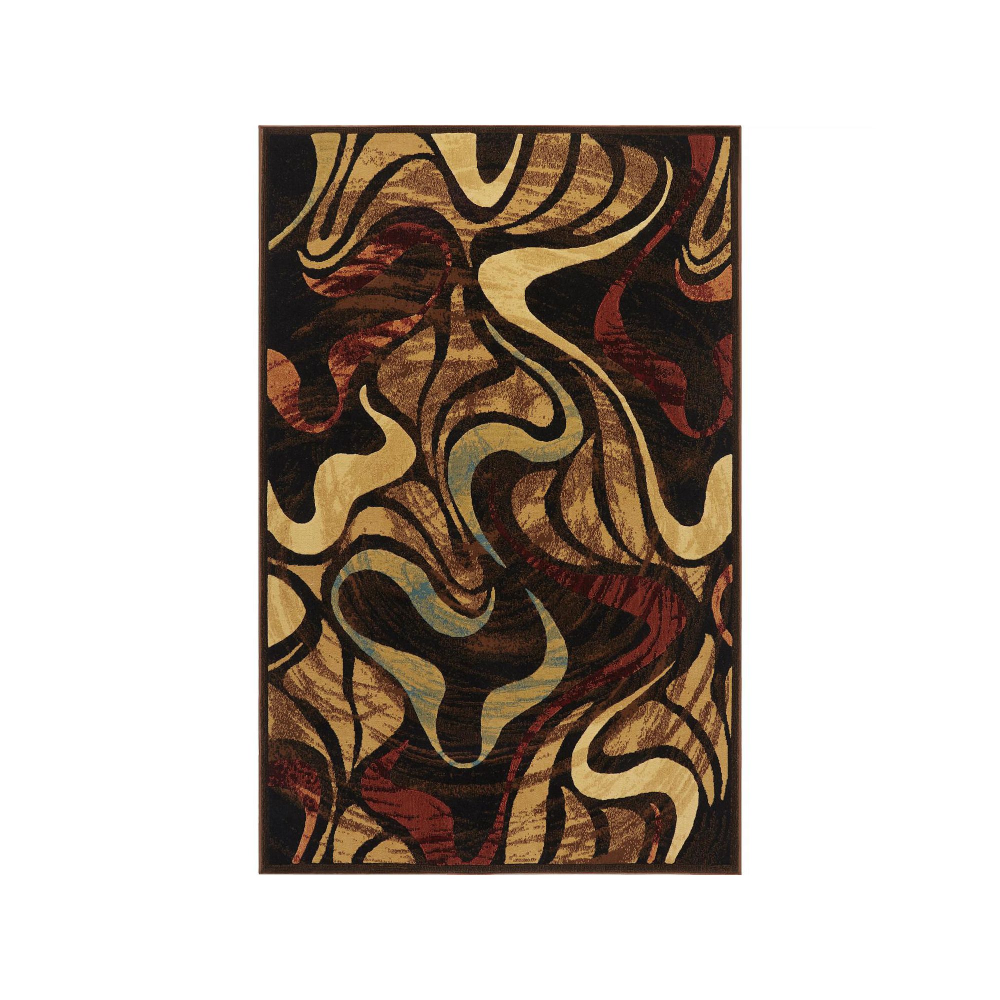 Home Dynamix Catalina Picasso Area Rug, Black