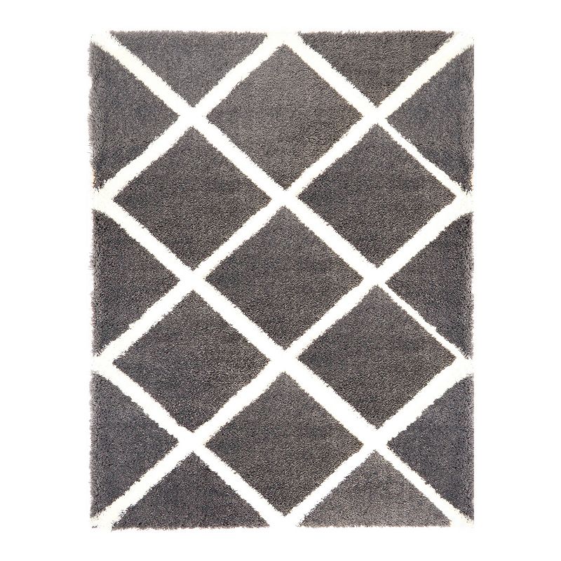 Home Dynamix SoHome Carmela Tali Area Rug, Dark Grey, 4X6 Ft