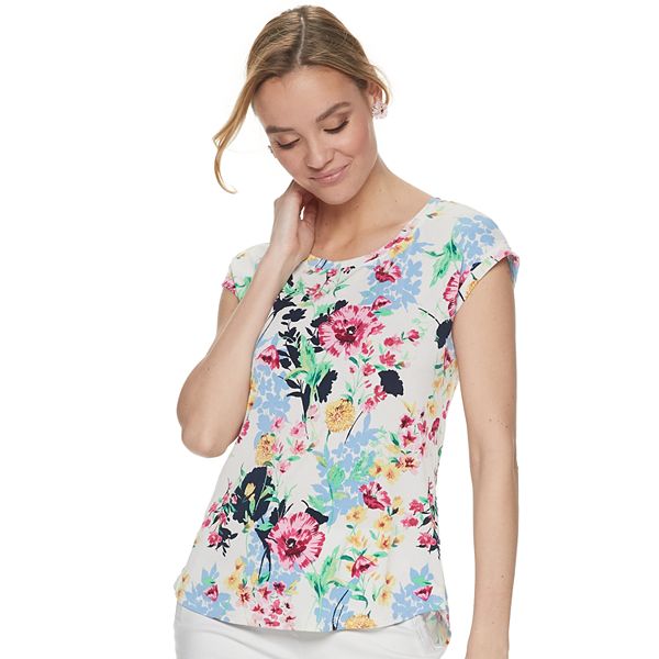 Women's ELLE™ Printed Crepe Top