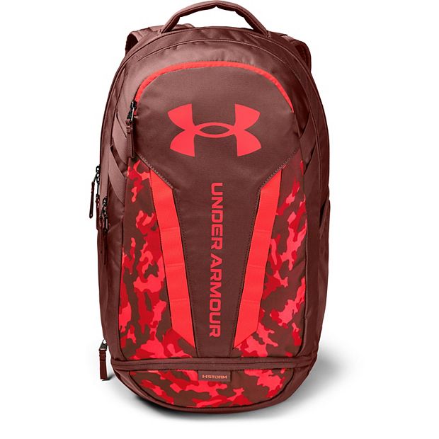 Backpack Under Armour UA Hustle 5.0 Backpack Academy-Red-White