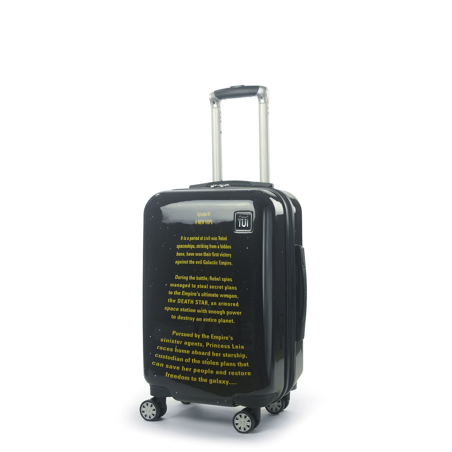 printed hardside luggage