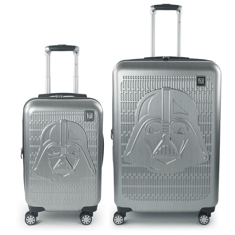 FUL Star Wars Darth Vader Embossed 2-Piece Hardside Spinner Luggage Set, Gr