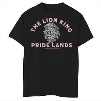 Disney's The Lion King Boys 6-20 Live Action Mufasa Pride Lands Poster Graphic Tee