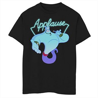 Disney's Aladdin Boys 8-20 Genie Applause Neon Light Graphic Tee