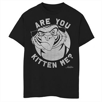 Disney's Aladdin Boys 8-20 Rajah Are You Kitten Me Graphic Tee