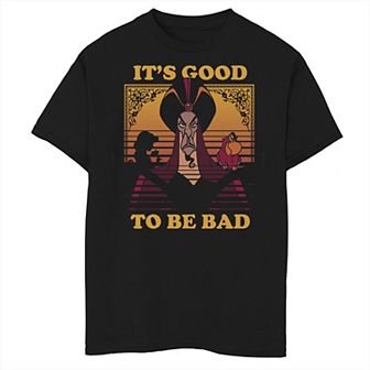 Disney's Aladdin Boys 8-20 Jafar Good To Be Bad Dusk Colors Graphic Tee