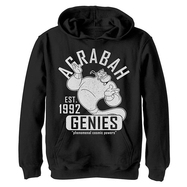 Disney s Aladdin Boys 8 20 Genie Collegiate Sports Graphic Hoodie