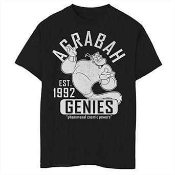 Disney's Aladdin Boys 8-20 Genie Collegiate Sports Graphic Tee
