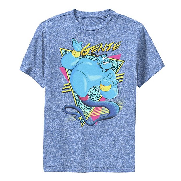 Cool Disney Aladdin Genie In A Shirt Retro Abstract Graphic Tee