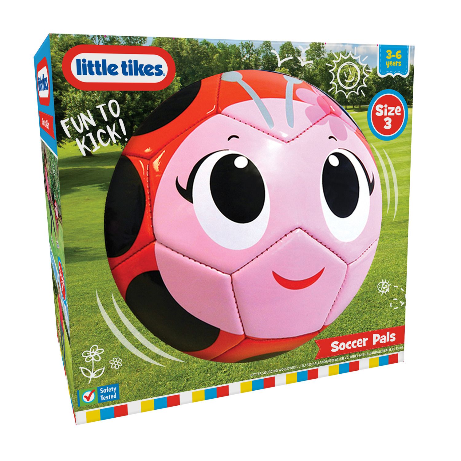 little tikes ladybug soccer ball