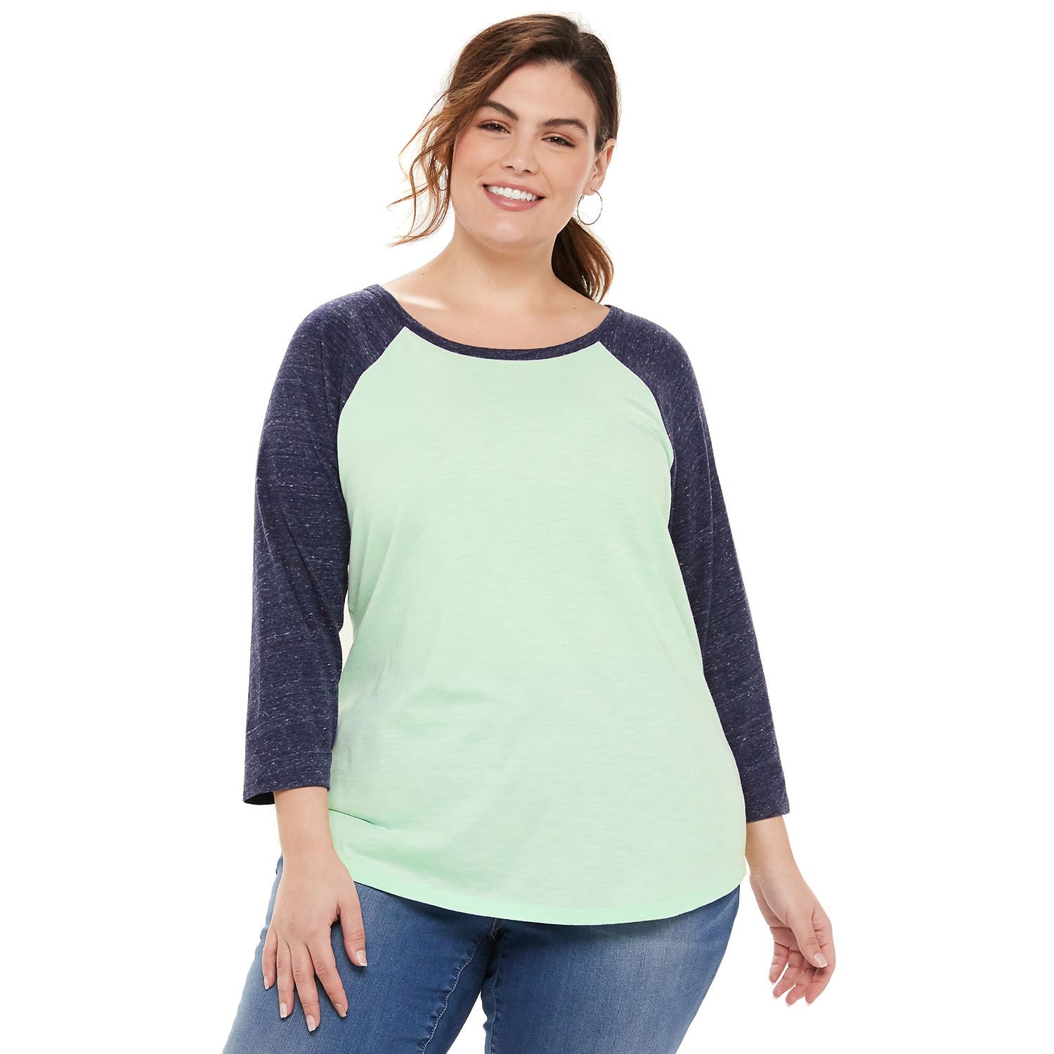 plus size baseball shirts