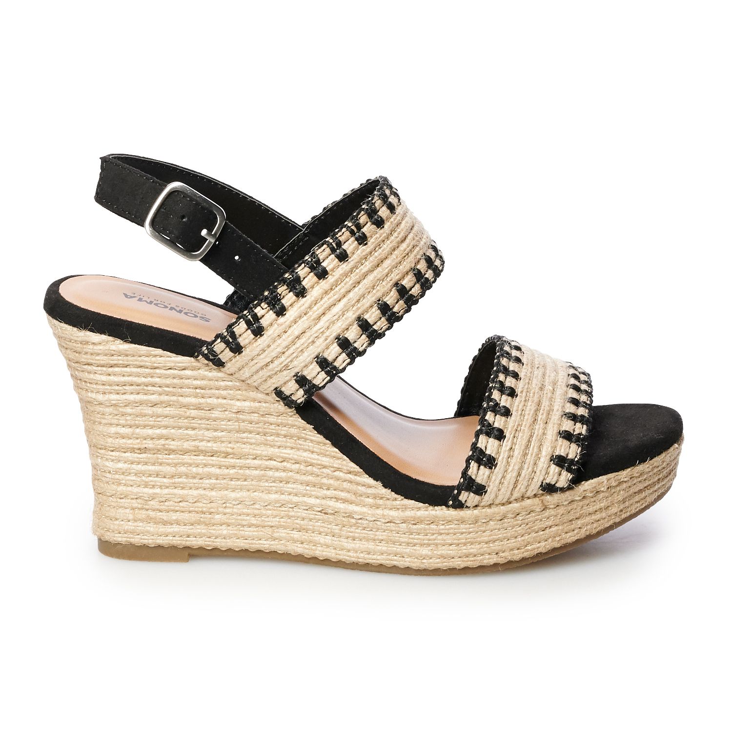 womens wedge sandals kohls