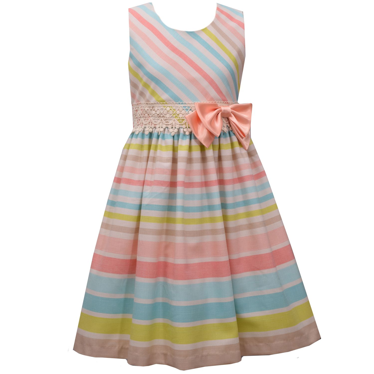 bonnie jean metallic ombre dress