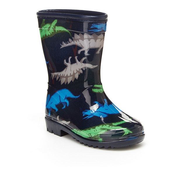 Toddler boy shop dinosaur rain boots