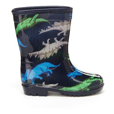 Carter s Dinosaur Toddler Boys Water Resistant Rain Boots