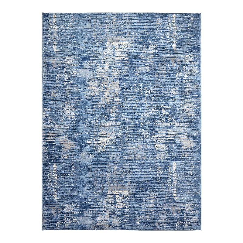 Home Dynamix Melrose Lorenzo Area Rug, Blue, 6.5X9.5 Ft