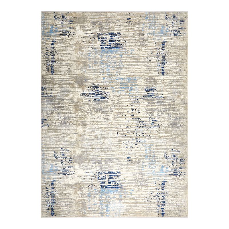 Home Dynamix Melrose Lorenzo Area Rug, Grey, 8X10 Ft